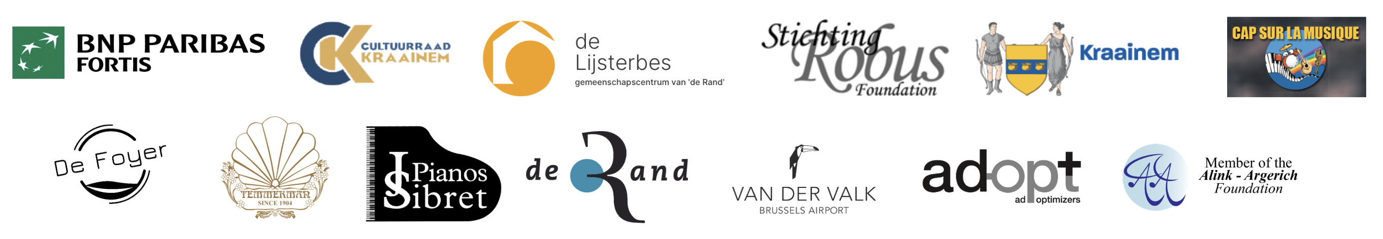 Official Partners of César Franck International Piano Competition